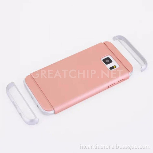 For samsung s7 Luxury 3 In 1 Combo Hard PC hybrid phone case Ultra Thin Protective Back Cover phone case